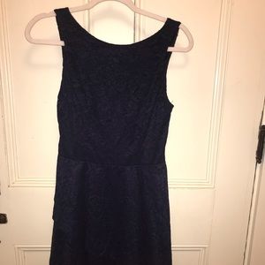 Navy blue dress